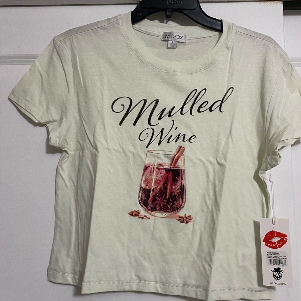 Wildfox Mulled Wine Graphic Tee